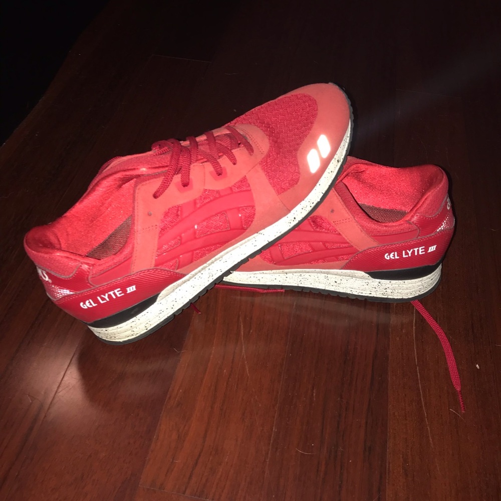 ASICS Gel Lyte III All Red - Picture 2 of 3